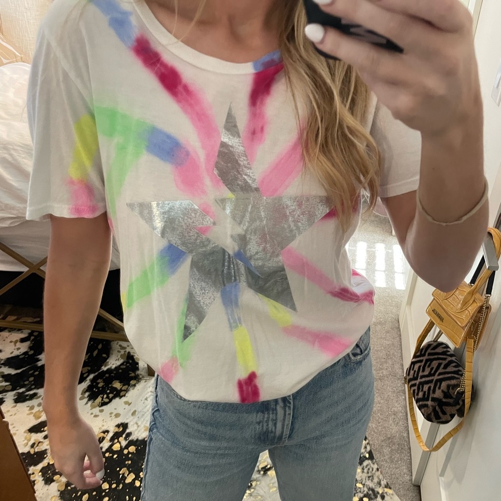 Aqua Tye Dye Tee